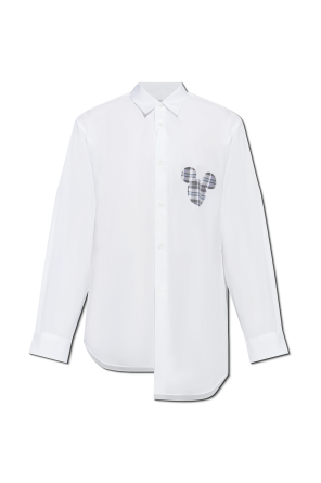 BALMAIN - BALMAIN バルマン 長袖シャツ ホワイト コットン S 95-104 BA 9912-I01 4c069792 Balmain Cotton shirt with pocket | Men's Clothing | Vitkac